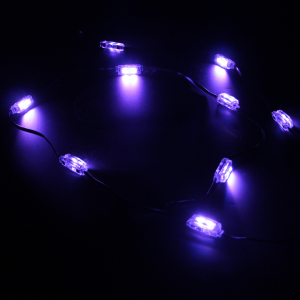 магнитный RGBW LED модуль P50M Pebble Light установка на металлической поверхности