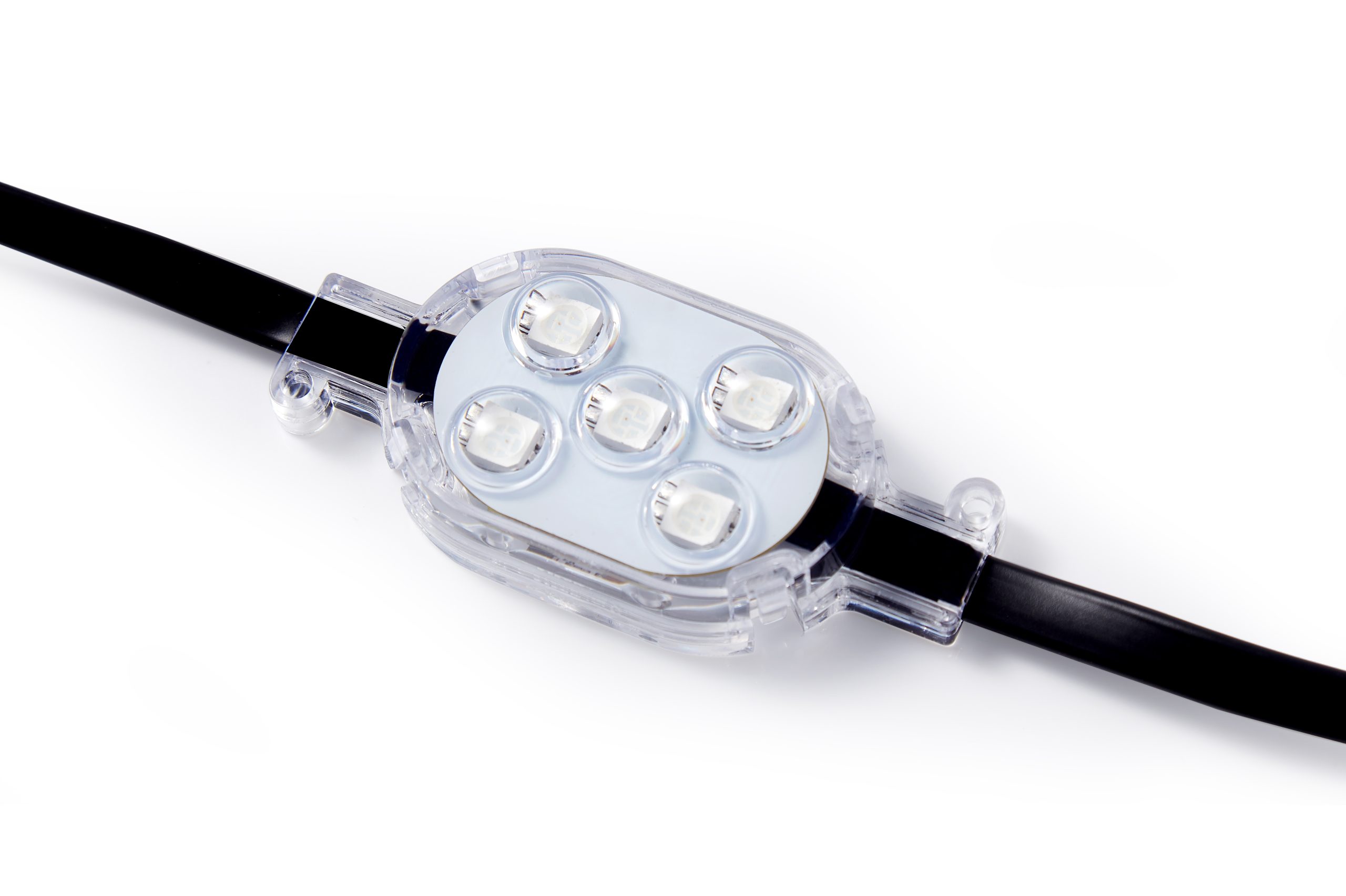 RM5535 Пиксельный светильник – 5 светодиодов SMD5050, угол 180° и защита IP66 для ярких медиафасадов | Купить