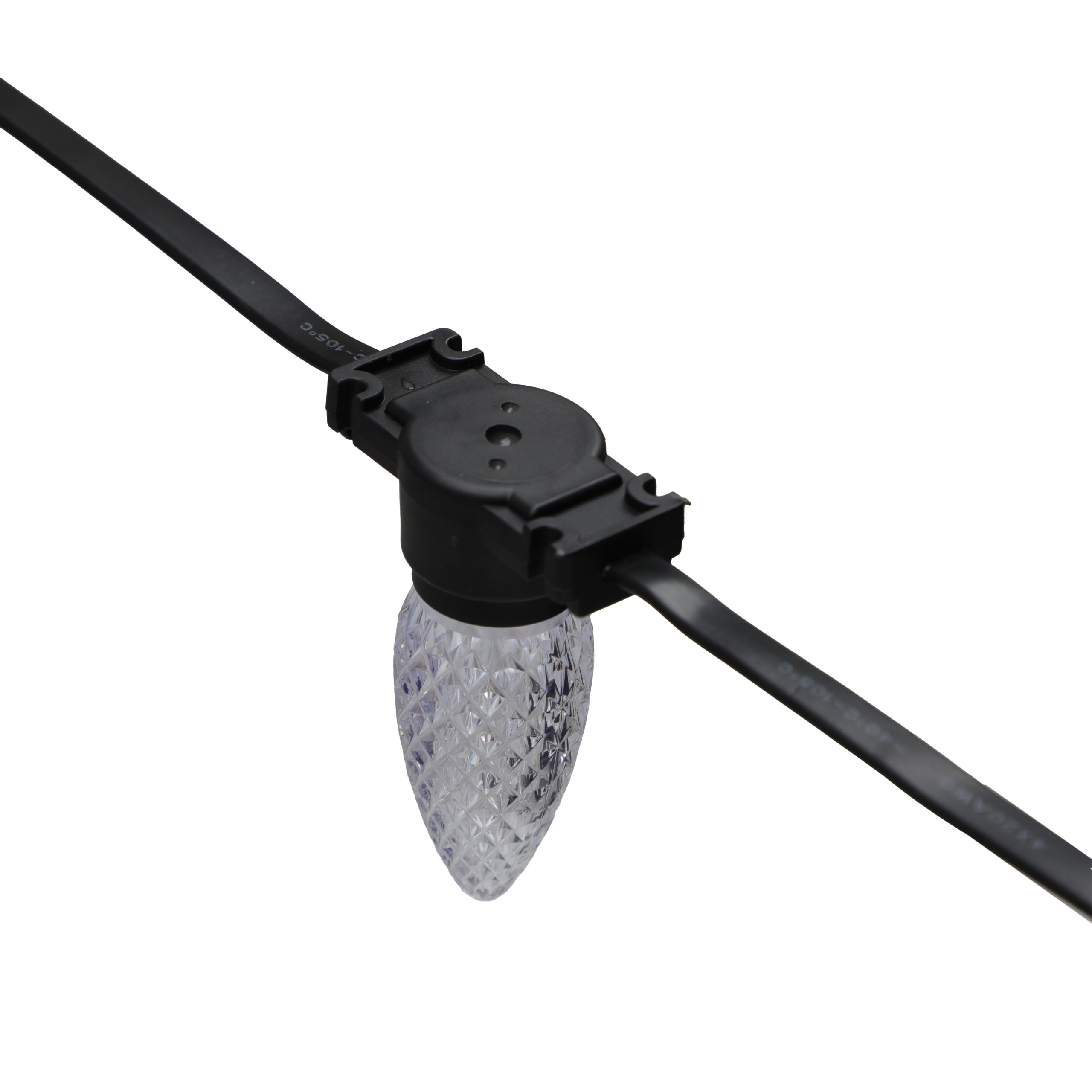 C9HS Гирлянда прозрачная призматическая – Прозрачный граненый корпус, 360° свечение и защита IP66 для премиального дизайна | Заказать