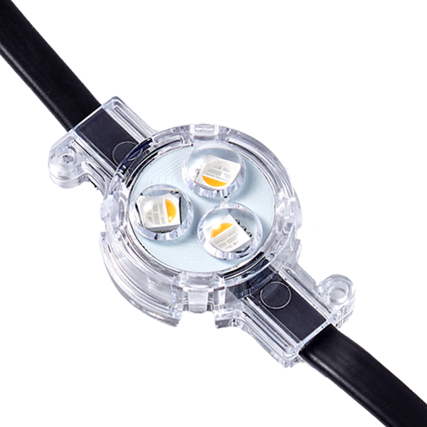 Пиксельный светильник D35L – Пиксельный светильник с 16-битной градацией, углом свечения 180° и защитой IP66 для архитектурного и ландшафтного освещения