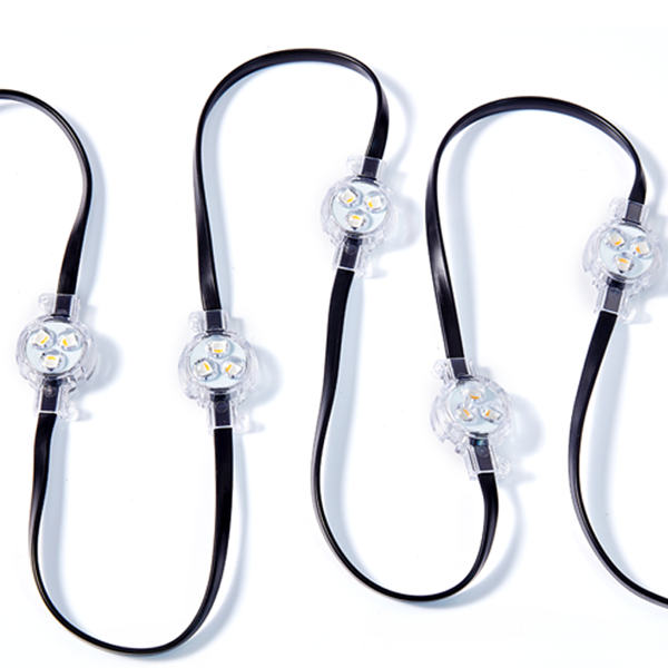 Пиксельный светильник D35L – Пиксельный светильник с 16-битной градацией, углом свечения 180° и защитой IP66 для архитектурного и ландшафтного освещения