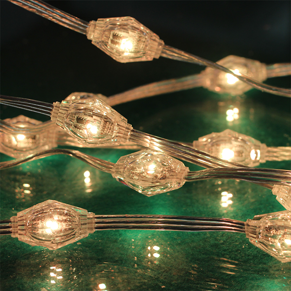 J22 Алмазный светильник – Светодиодный декоративный светильник с 16-битной градацией, круговым углом свечения 360° и опциональной защитой IP20/IP66 для интерьерного и экстерьерного освещения