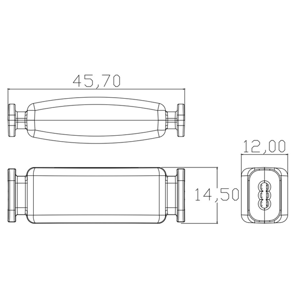 Галька светильник P50P –  уличное освещение 180°/360° с защитой IP66 и мощностью 0.3W-0.6W для ландшафтного дизайна