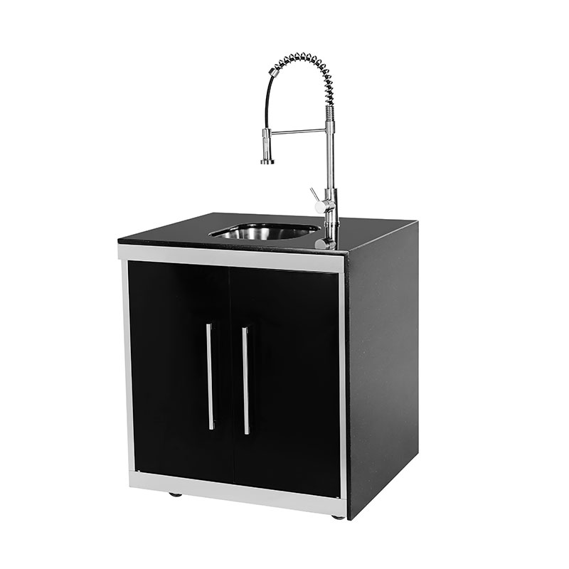 Новый дизайн, шкаф из нержавеющей стали для раковины, домашние кухонные шкафы с Sus304 роскошным водопроводным краном