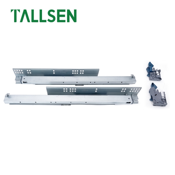 SL4394 Полностью выдвижные синхронизированные направляющие для ящиков с нижним креплением (с переключателем 1D)