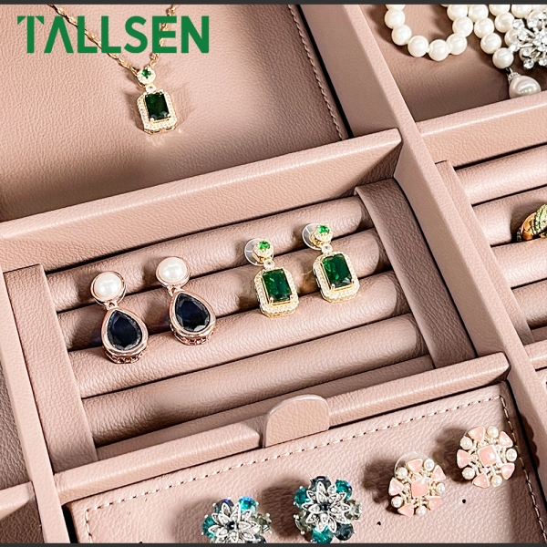 SH8239 Многофункциональная кожаная коробка для аксессуаров