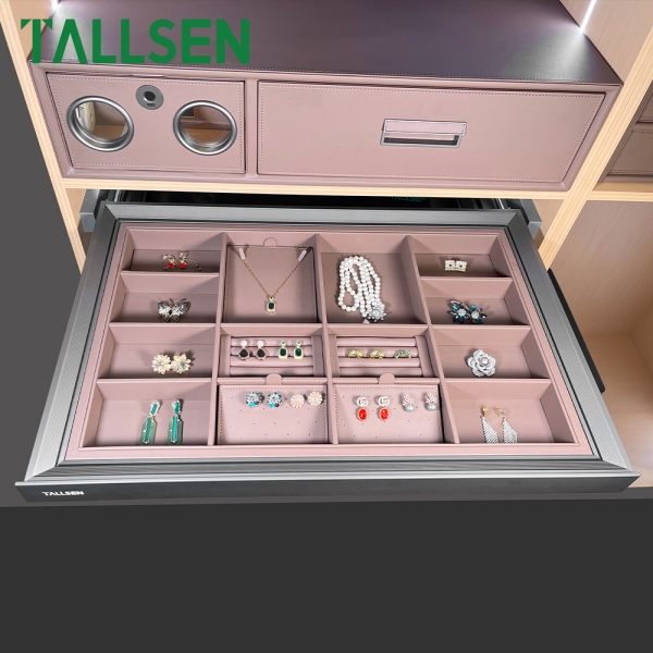 SH8239 Многофункциональная кожаная коробка для аксессуаров