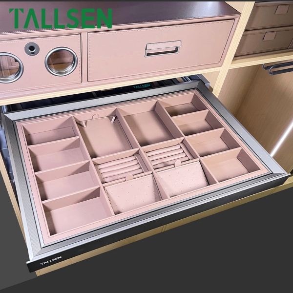 SH8239 Многофункциональная кожаная коробка для аксессуаров