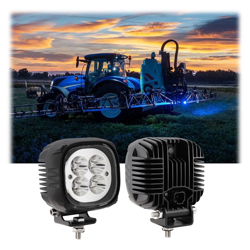 Светодиодные рабочие фары Tasang в сельскохозяйственном опрыскивателе
