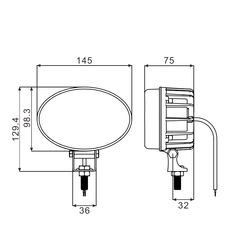 Светодиодный потолочный светильник RGB 5M 9-60V для погрузчика
