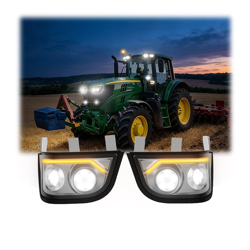 Светодиодная фара для трактора John Deere, дальний свет, широкий луч.
