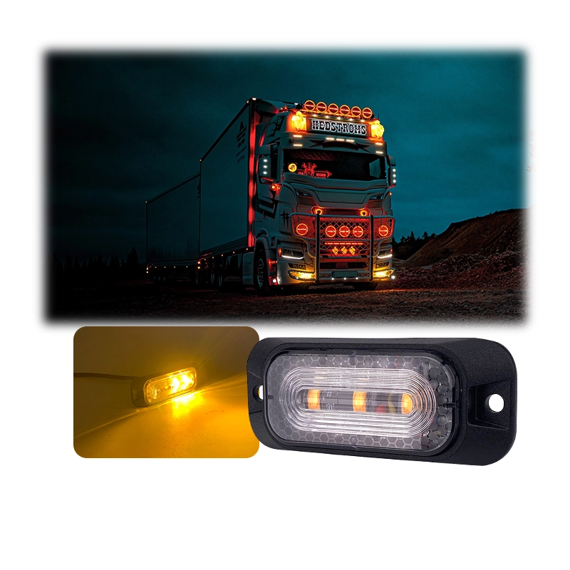 Профессиональный светодиодный сигнальный фонарь для грузовых автомобилей и машин скорой помощи.