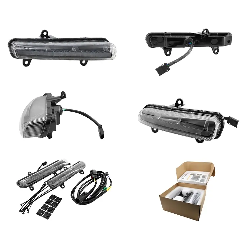 Комплект дневных ходовых огней и указателей поворота для нижней части обтекателя (пара) для мотоцикла Harley Davidson.