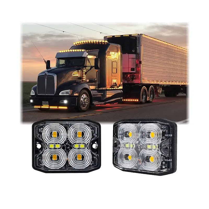 Многофункциональный светодиодный стробоскопический сигнальный фонарь для строительной техники.