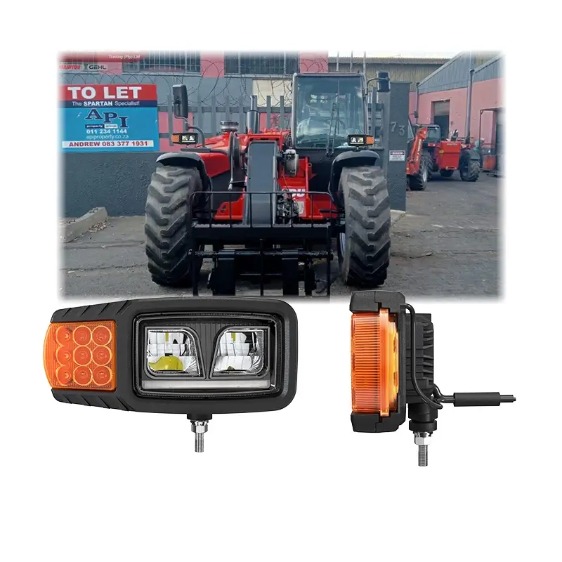 Светодиодная комбинированная фара для сельскохозяйственной и строительной техники.