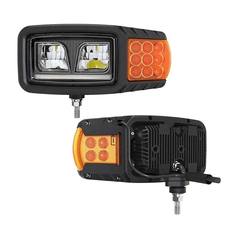Светодиодная комбинированная фара для сельскохозяйственной и строительной техники.