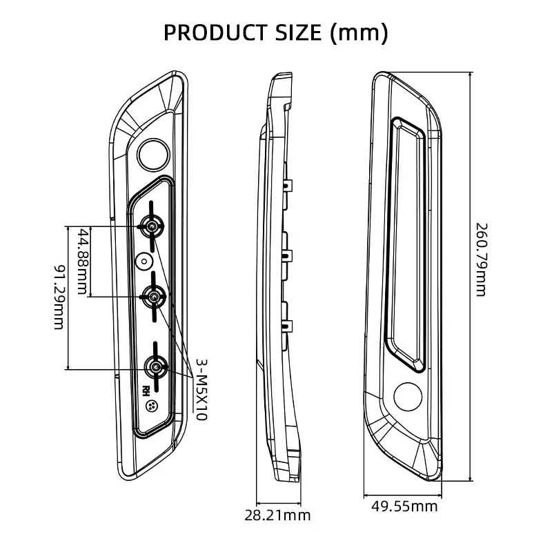Светодиодная накладка на защелку кофра Harley Davidson
