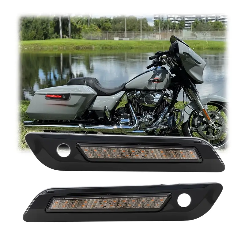 Светодиодная накладка на защелку кофра Harley Davidson