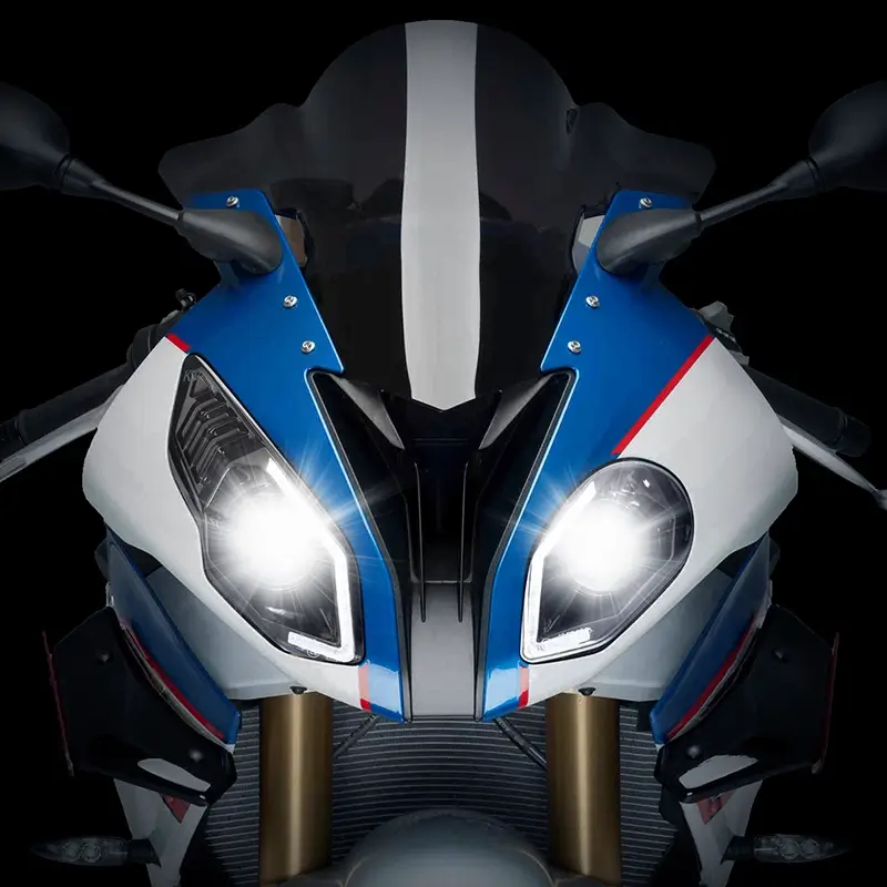 Светодиодная фара BMW S1000RR 88 Вт, сертифицированная по стандарту E-Mark, в сборе.