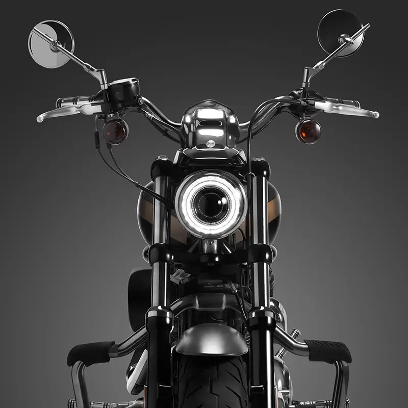 Светодиодная фара для мотоцикла Harley Davidson мощностью 50 Вт, 5,75 дюйма.