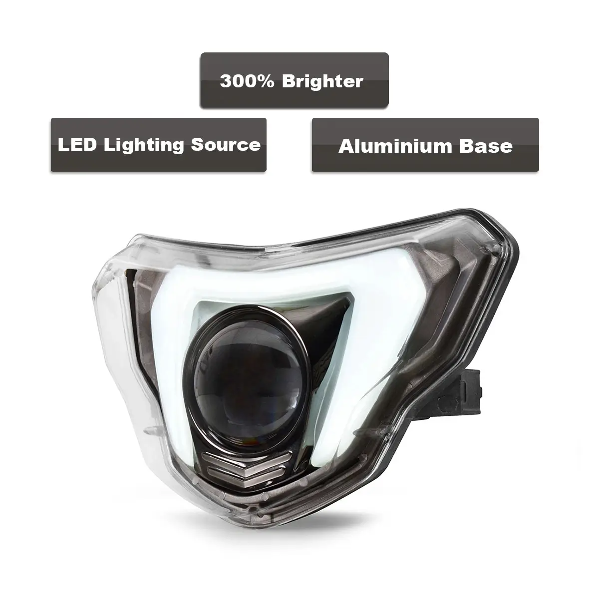 Светодиодная фара для мотоцикла BMW, 12 В, сертифицирована по стандарту E-Mark.