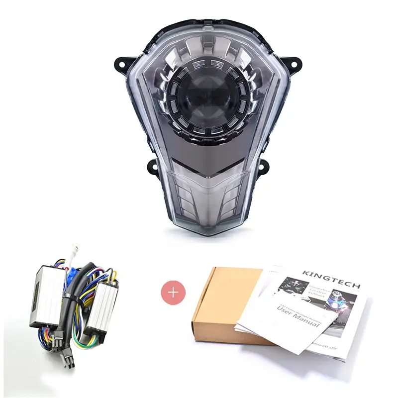 Светодиодная фара для мотоцикла KTM Duke 390 мощностью 30 Вт с дневными ходовыми огнями.