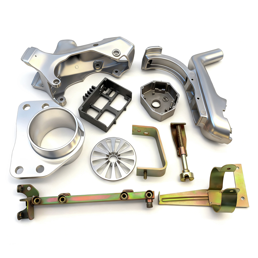 ЧПУ-обработка автомобильных компонентов из нержавеющей стали, алюминия и меди по индивидуальному заказу