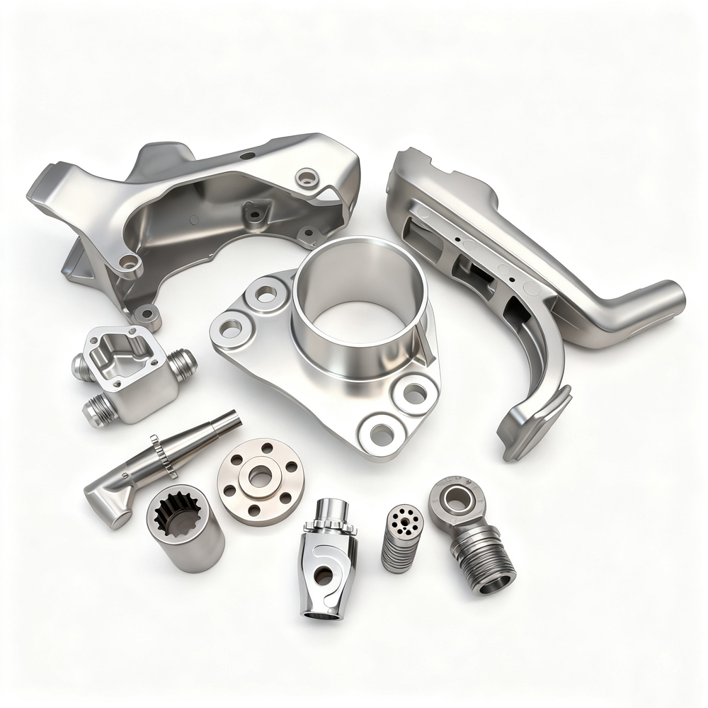 ЧПУ-обработка автомобильных компонентов из нержавеющей стали, алюминия и меди по индивидуальному заказу