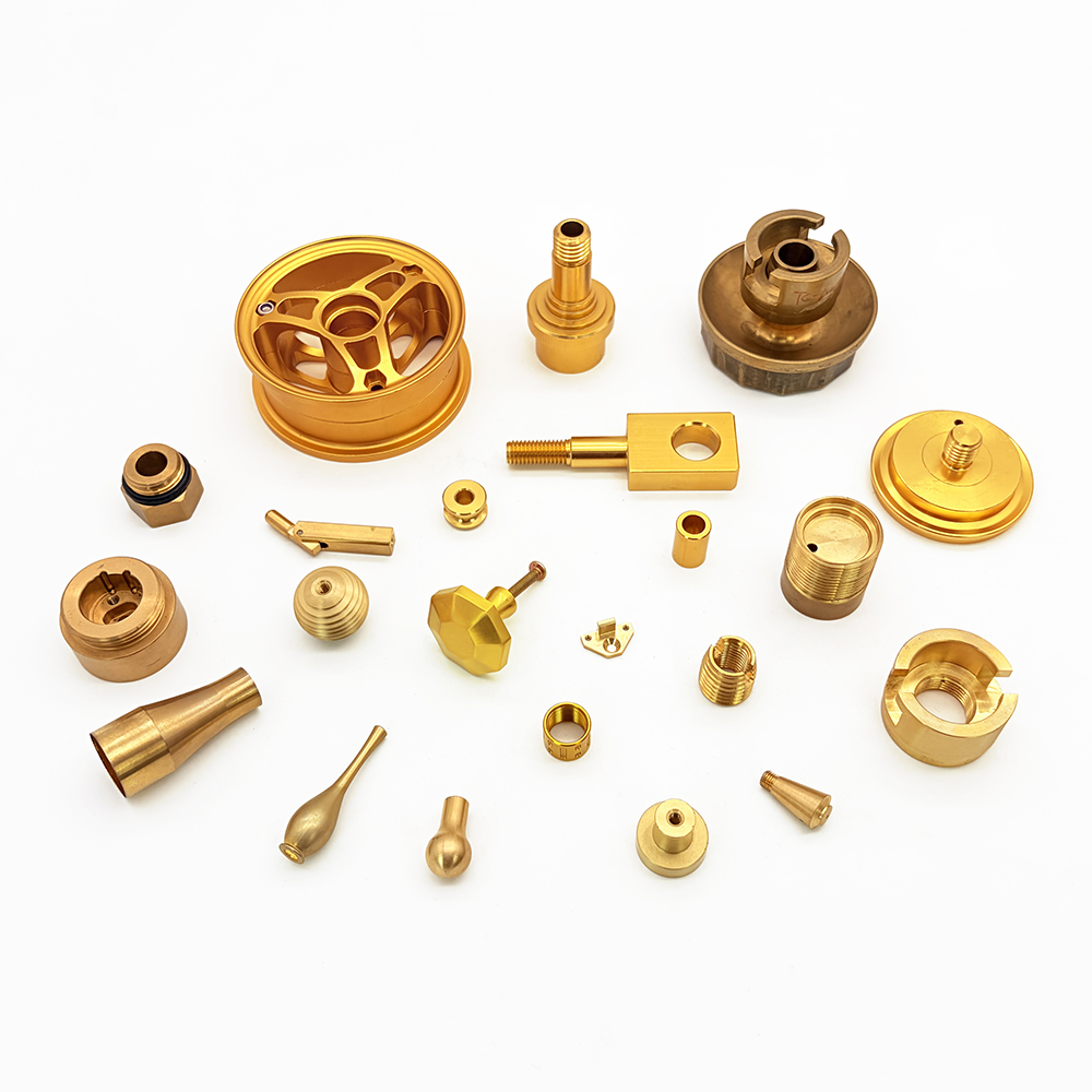 Высокоточные компоненты из латуни, нержавеющей стали и алюминия, изготовленные на заказ с глянцевой поверхностью
