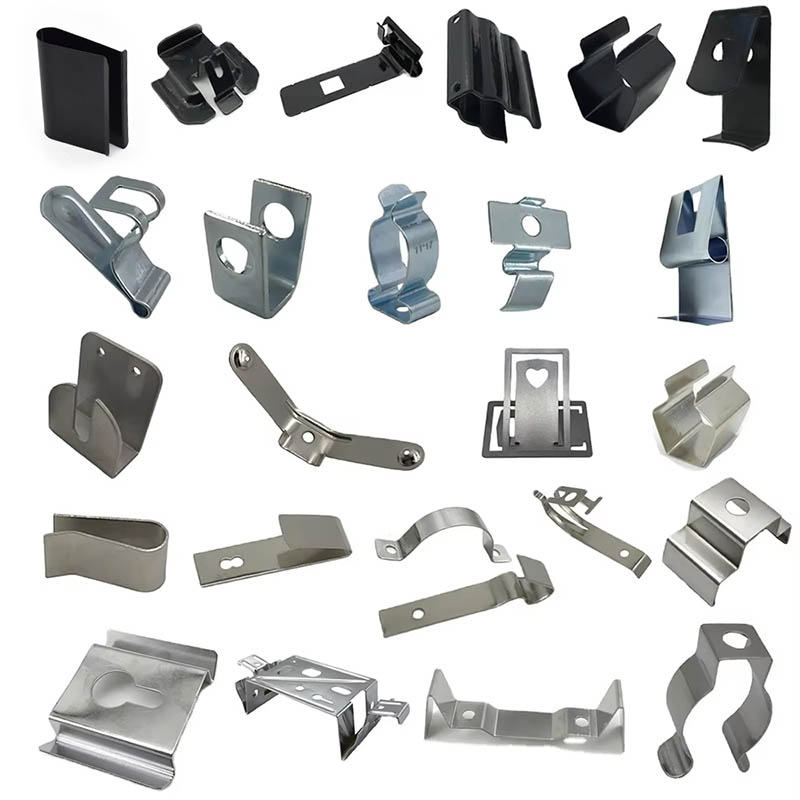 Штампованные детали и металлические зажимы могут быть изготовлены по индивидуальному заказу