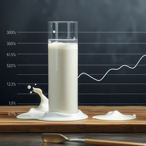 Объём реализации молока в сельхозорганизациях вырос на 4%