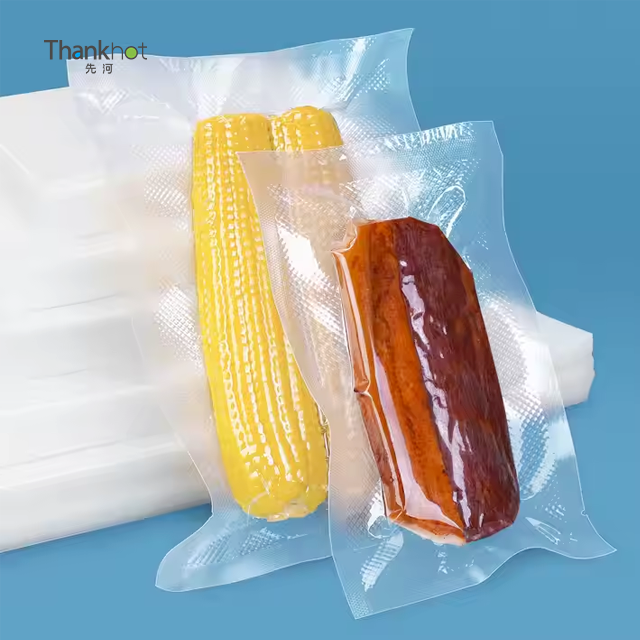 Вакуумные пакеты для упаковки пищевых продуктов Пакеты для экономии пищевых продуктов Без BPA Предварительно вырезанные коммерческие вакуумные пакеты для хранения продуктов Приготовление пищи или Sous Vide