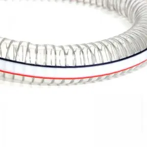 ПВХ стальной проволочный спиральный воздуховод