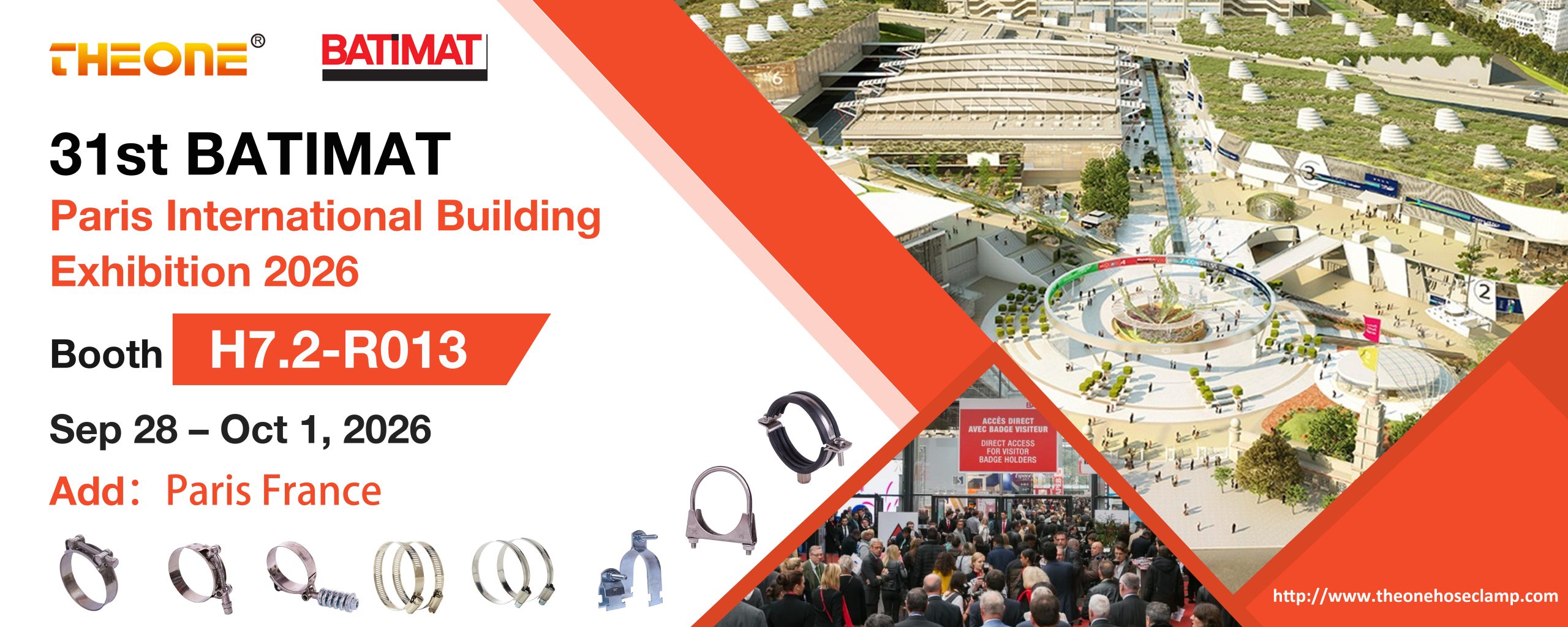 Приглашаем вас на 31-ю международную строительную выставку BATIMAT Paris 2026 (стенд № H7.2-R013)!