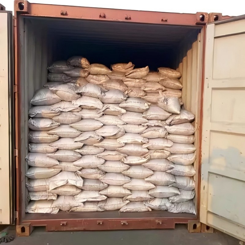 Металлургический серый высококачественный деревянный ящик/поддон с стальными полосами, керамический порошок, кремний, металл Sm