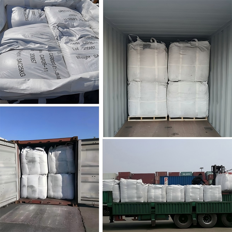 Хэнцяо Черный 25 кг Мешки из промышленного карбида кремния (SIC) 90%