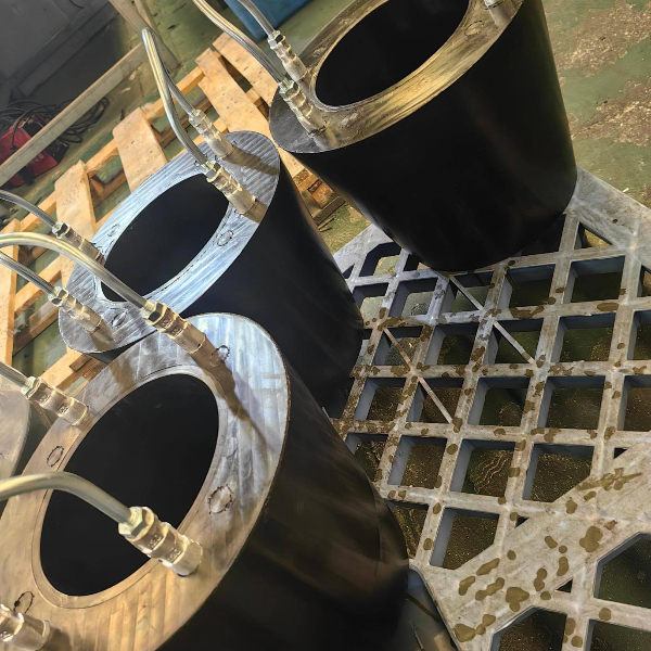 Резиновая защитная гильза для бурильной трубы