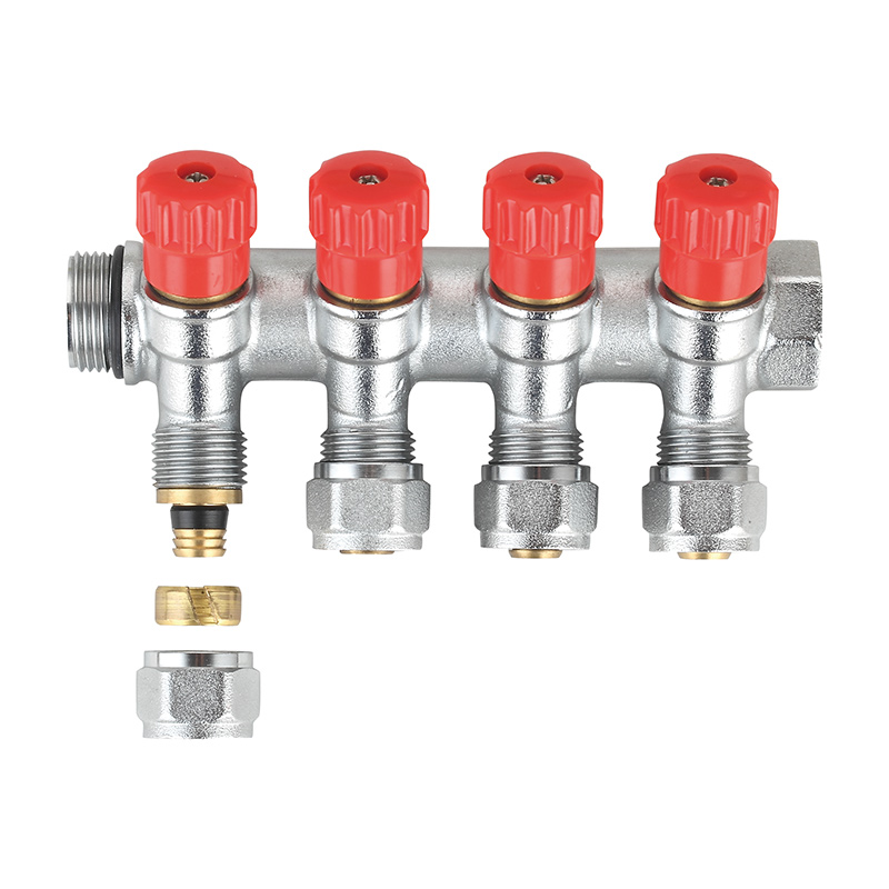 LL9036  Коллектор DOUBLE-LIN Bass 3/4 ” до 1″ (2-ходовой до 4-ходовой) Коллектор из латуни 16 бар, регулируемый LL9036