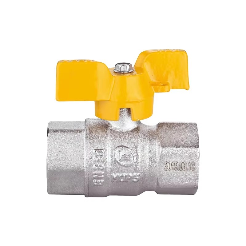 Ll1072  1/2″ To 1″ Шаровой газовый клапан из латуни с внутренней резьбой и длинной резьбой 72.5 psi