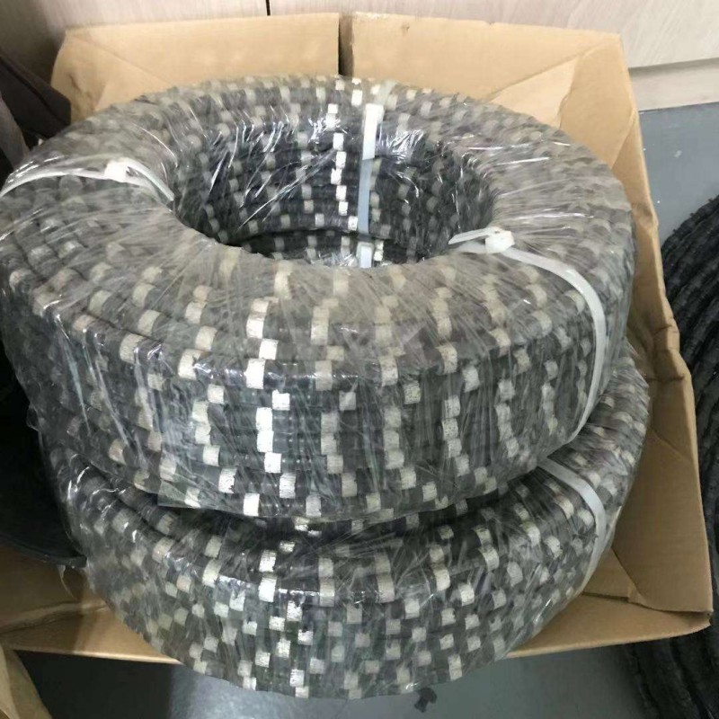 115.мм твердый гранитный блок добыча пила канат алмазный провод для резки камня