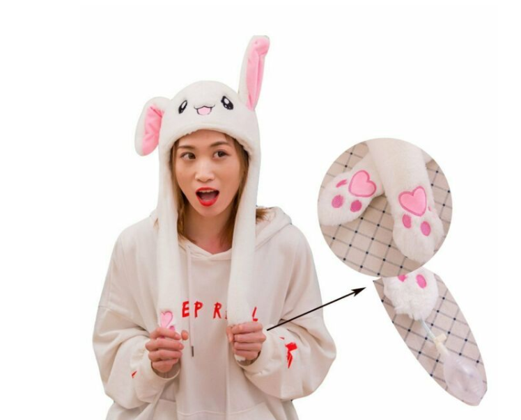 Bunny Hat With Moving Ears