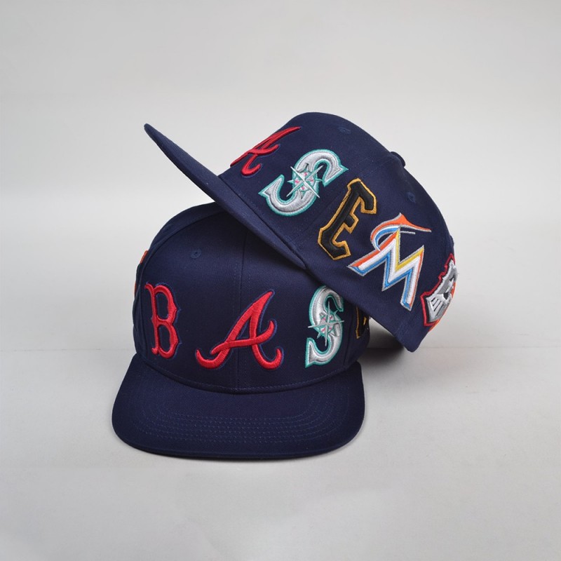 Кепки с плоским козырьком, 6 панелей, индивидуальные Snapback кепки с 3D вышивкой логотипа, спортивные и повседневные кепки Hip Hop.
