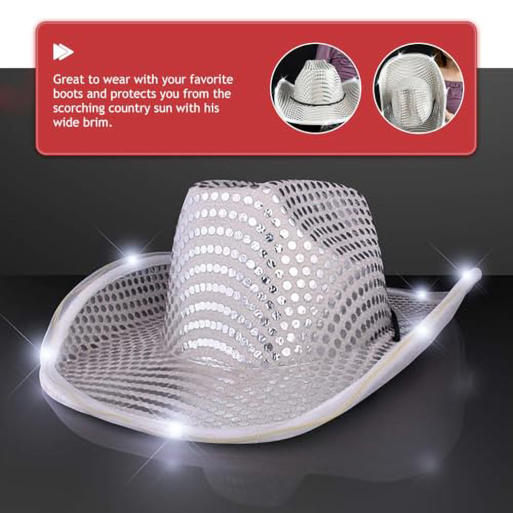 LED Light up Silver Cowgirl (5)