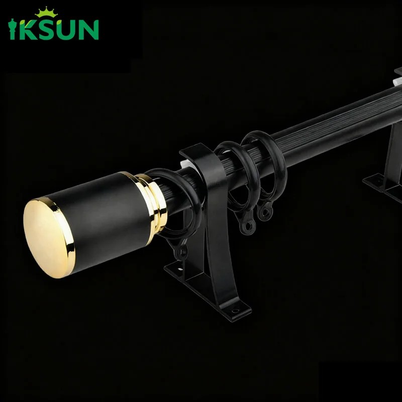 Алюминиевый одинарный карниз для штор – элегантный круглый карниз на заказ