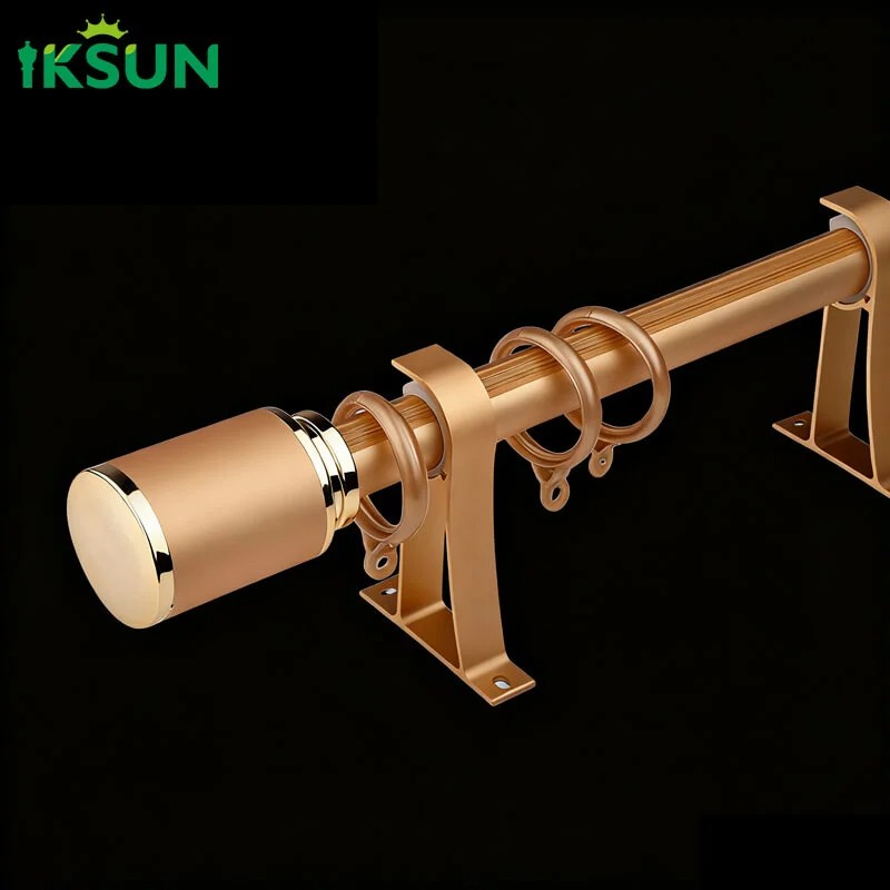 Алюминиевый одинарный карниз для штор – элегантный круглый карниз на заказ