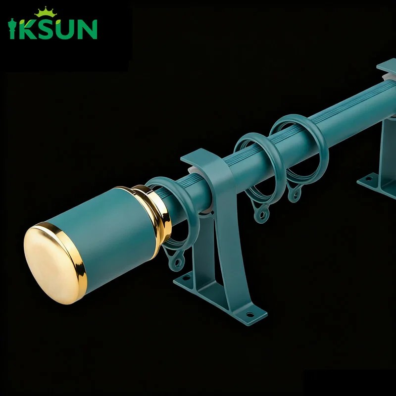 Алюминиевый одинарный карниз для штор – элегантный круглый карниз на заказ