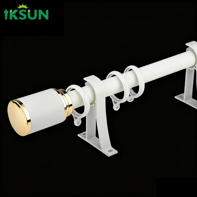 Алюминиевый одинарный карниз для штор – элегантный круглый карниз на заказ