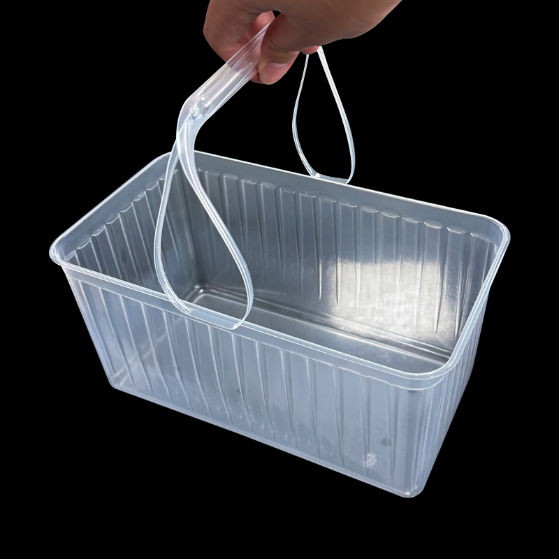 прозрачный контейнер из PP с ручкой - ООО компания Юпу Упаковка в Дунгуане.