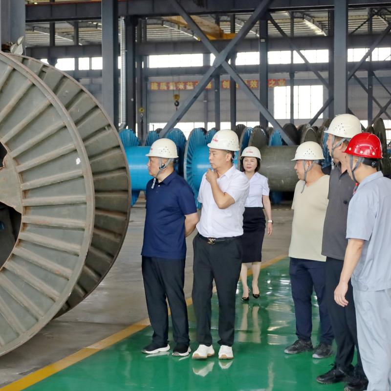 Мы рады сердечно приветствовать делегацию руководства Shaanxi Construction Engineering Group, посетившую с визитом ООО Чунцин Южные Огнеупорные Кабели и Провода