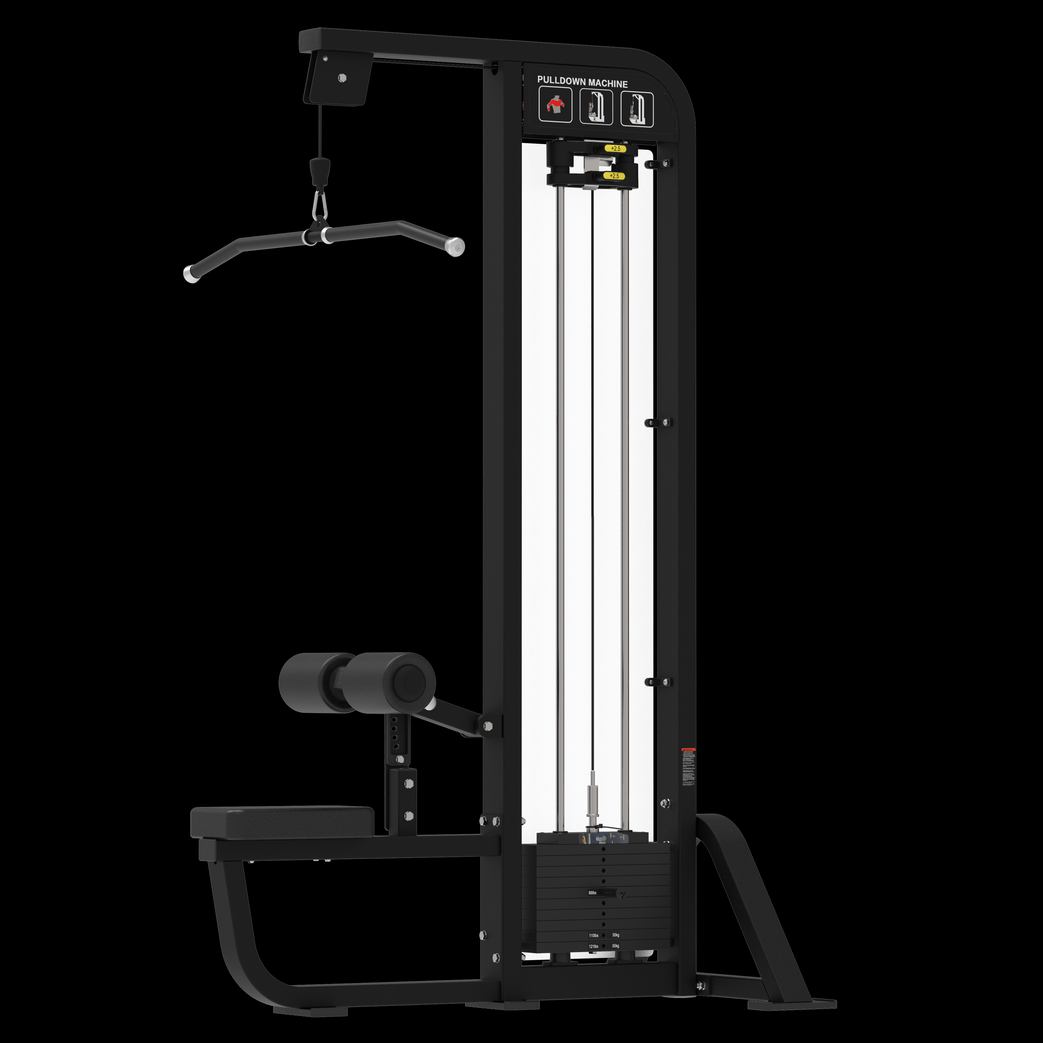 Тренажер для вертикальной и горизонтальной тяги спины: комплексное формирование «перевернутого треугольника»